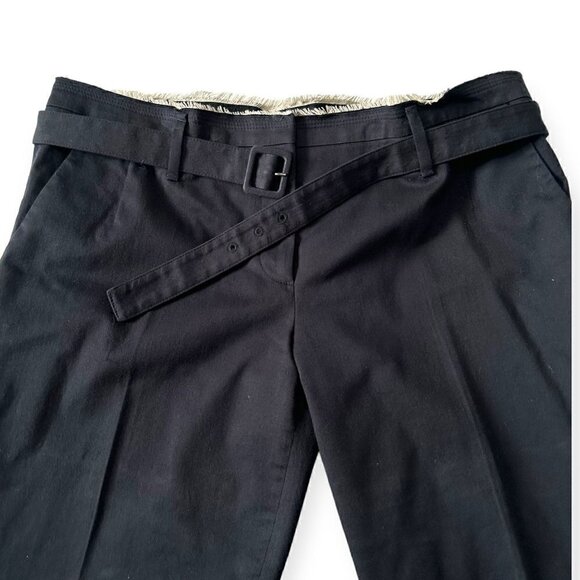 Prada Blue Cropped Cotton Pants, Size Italian 46/L, with matching belt - Picture 8 of 16